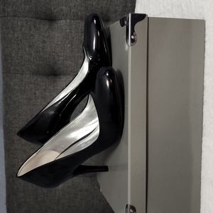 JS by Jessica Simpson Black Patent Heels New Never Worn sz 9 1/2